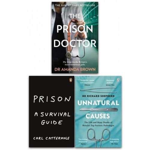 Penguin Brown Unnatural Causes Prison The Prison Doctor 3 Book Set