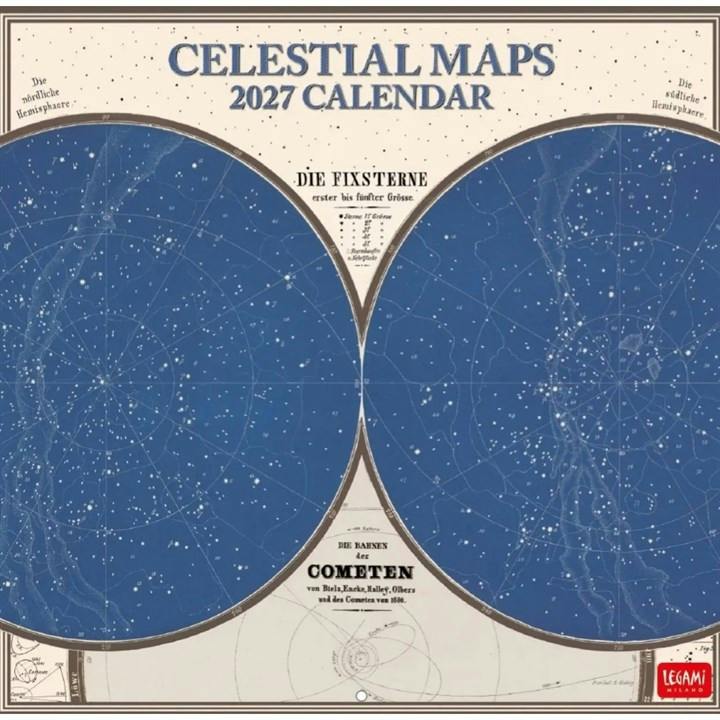 Celestial Maps Calendar 2027, Wall Calendars, Month To View, Natural World, Gift - Image 4