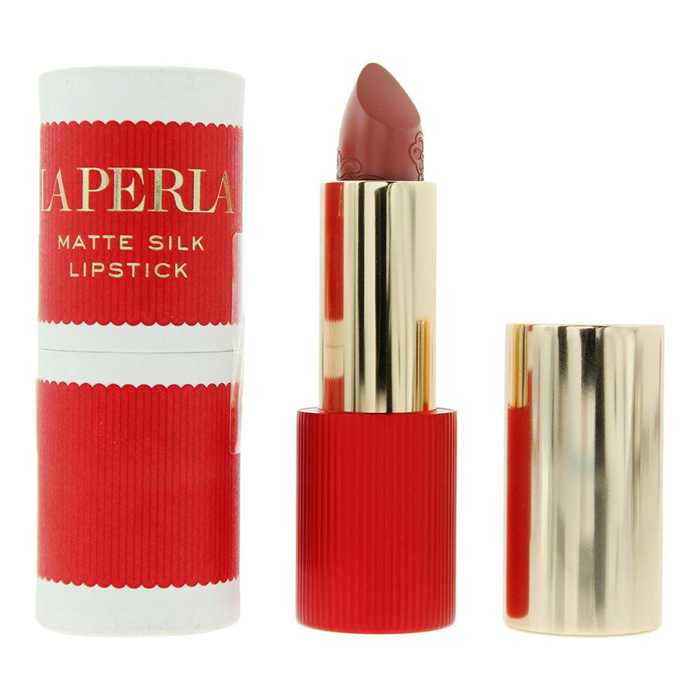 La Perla Red Matte Silk 110 Cinnamon Lipstick 3.5G