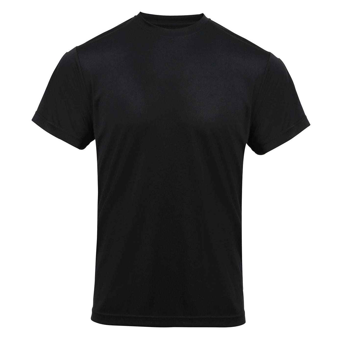 Premier Men's Black Coolchecker Chef T-Shirt In | Size: 4XL - Image 2