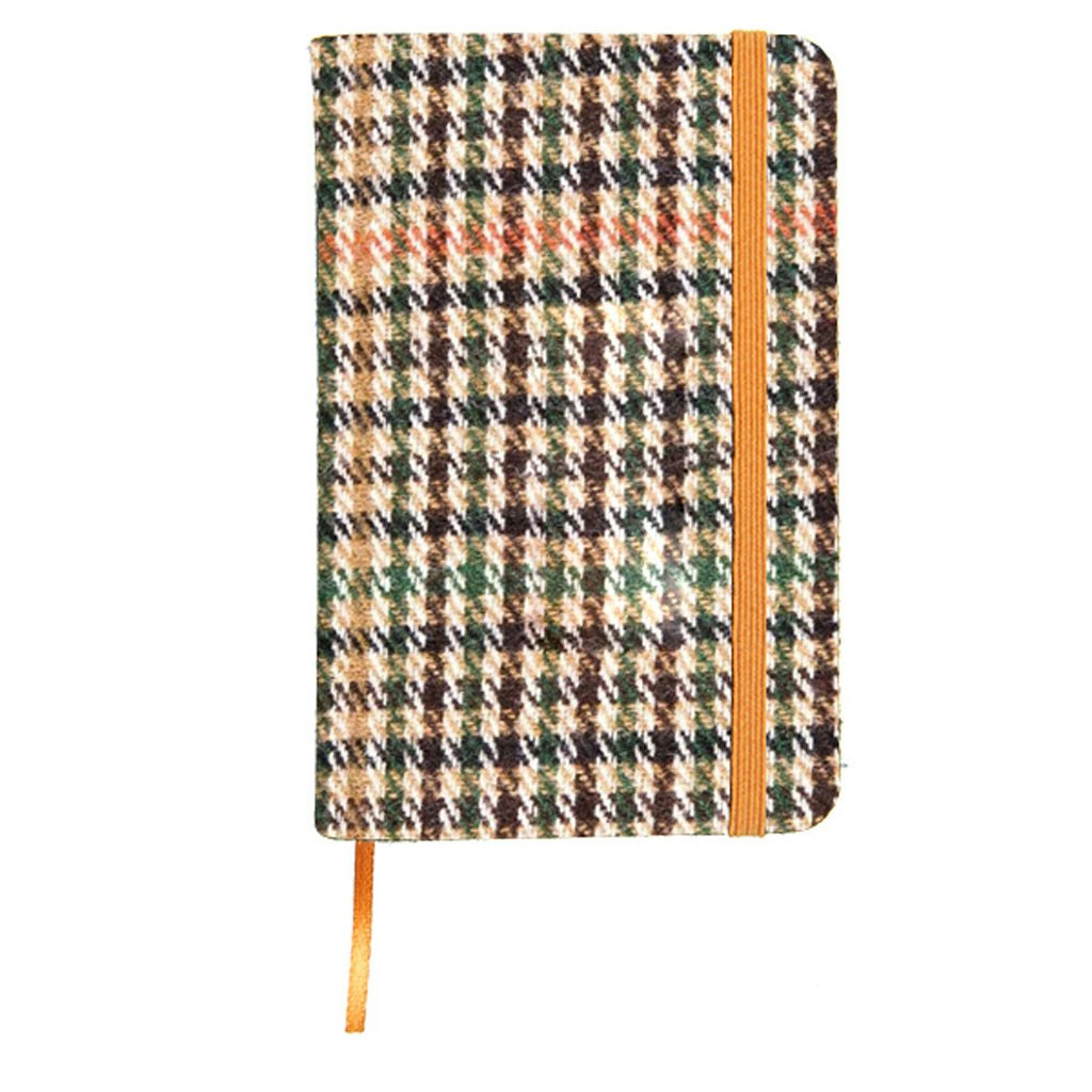 Heritage Traditions Tweed Covered Lined Notebook - Petrol Rust