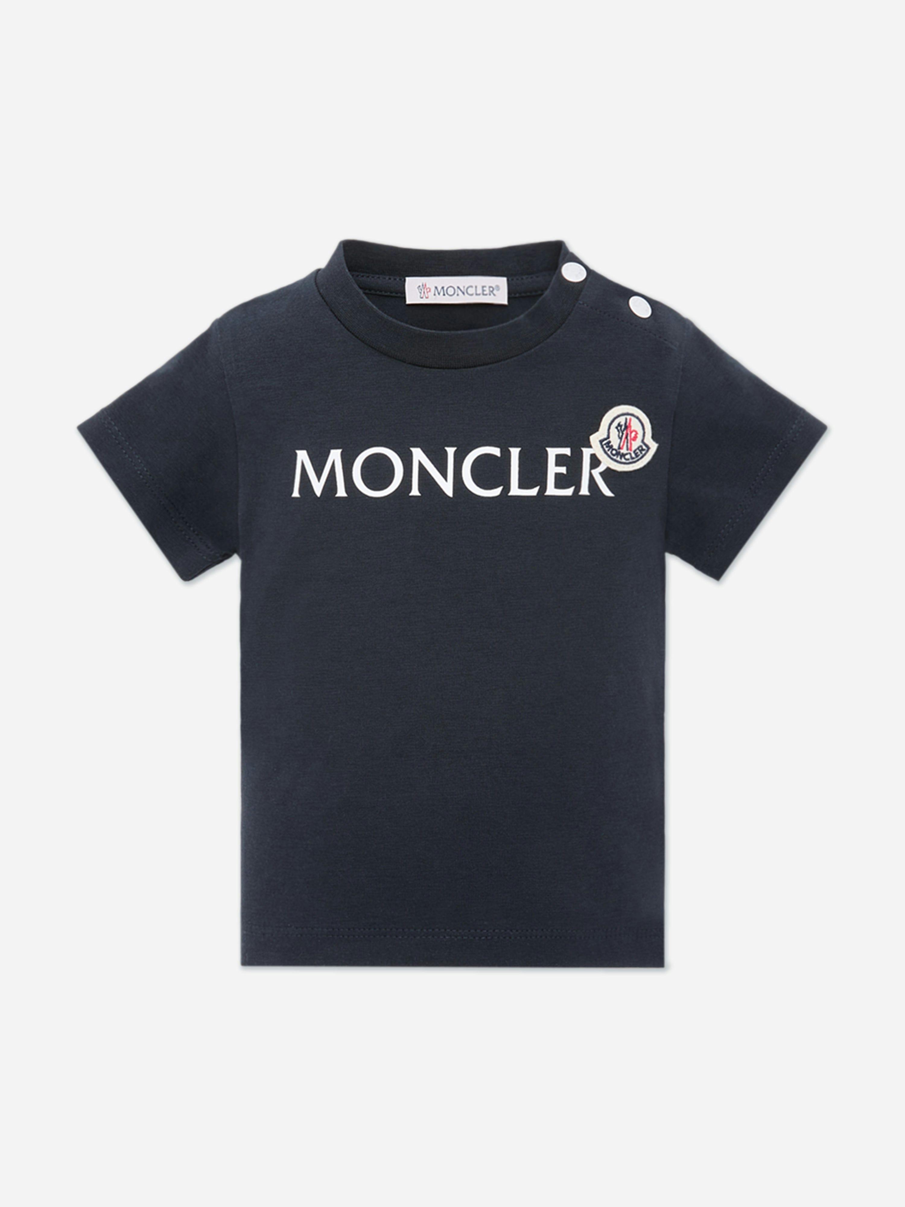 Moncler Enfant Men's Baby Boys Logo T-Shirt In Navy - Navy - 9-12 Mths