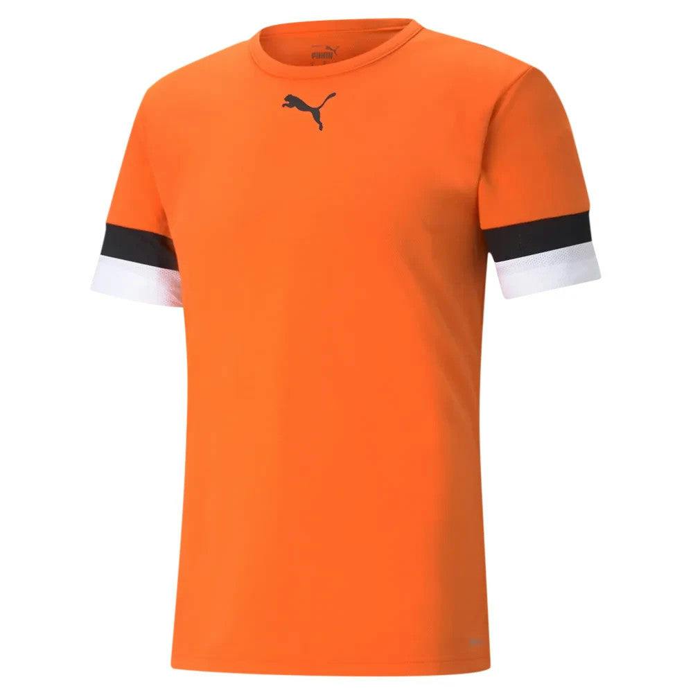 Puma Men's Orange Teamrise T Shirt Drycell Football Jersey 704932 - Xxl