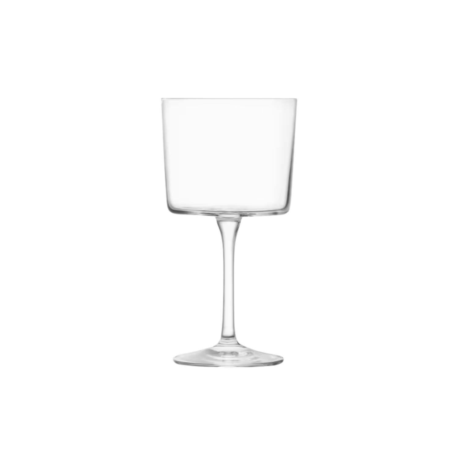 Lsa International Red/White Gio Wine Glass Set Of 4 250Ml Clear - 250Ml - 4 - Glass