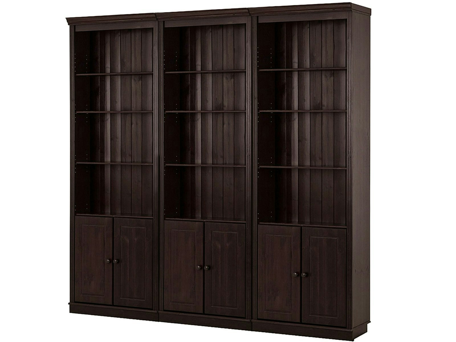 Dorel Home Brown Anita Wall Unit B Honey Lacquer