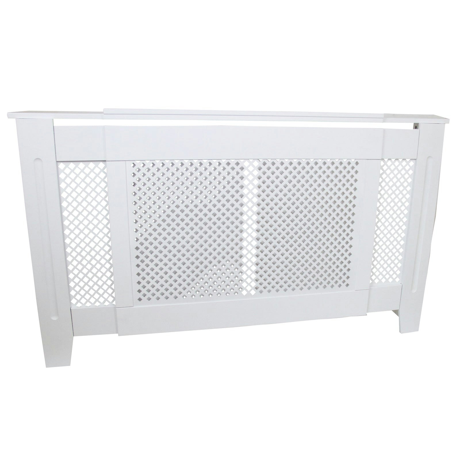 Rackhams White Adjustable Radiator Cover Mdf - (1400Mm - 1920Mm)