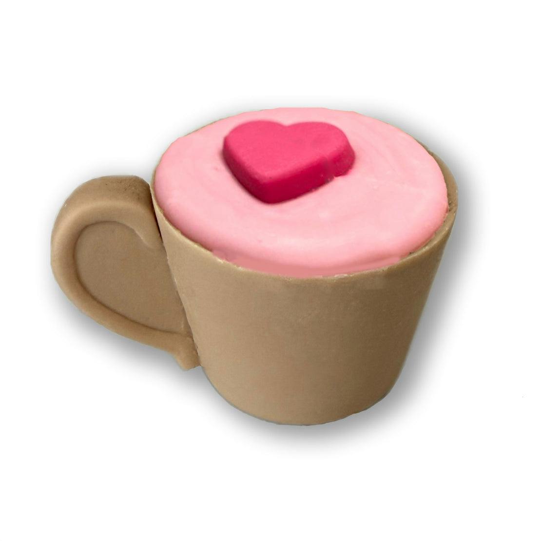 Choc On Choc White Chocolate Love Cup Filled With Coffee Ganache