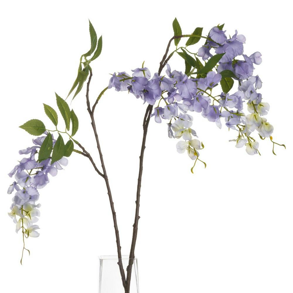 Hill Interiors Wisteria/Lilac Artificial Plant - One Size - 50% Plastic/50% Fabric
