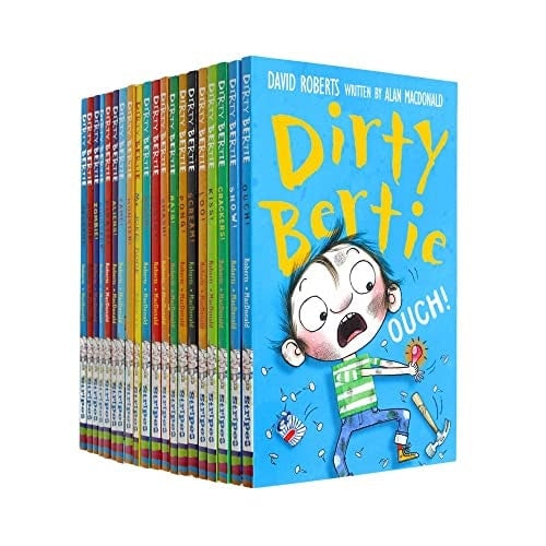 Dirty Bertie Series 2 and 3 Collection 20 Book Set By David Roberts, PB NEW - Image 3