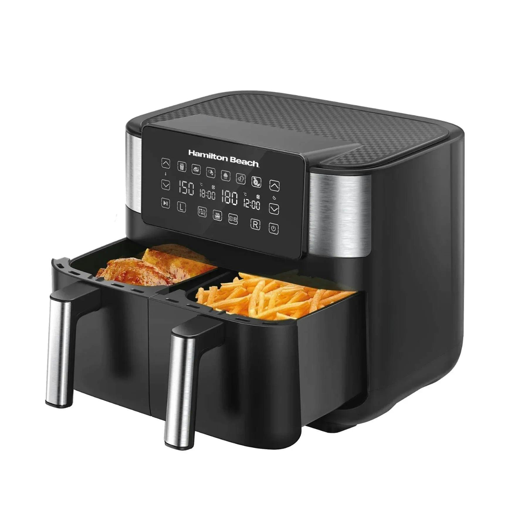 B&Q - Air Fryer Healthycook Dual Draw 8L By Hb4006 - Image 4
