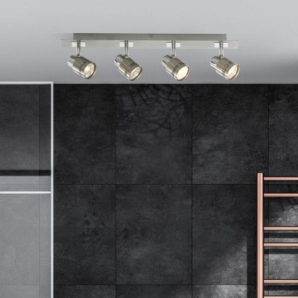 Pagazzi Lighting Light Pagazzi Ing Reims 4 Chrome Ceiling Spot Bar