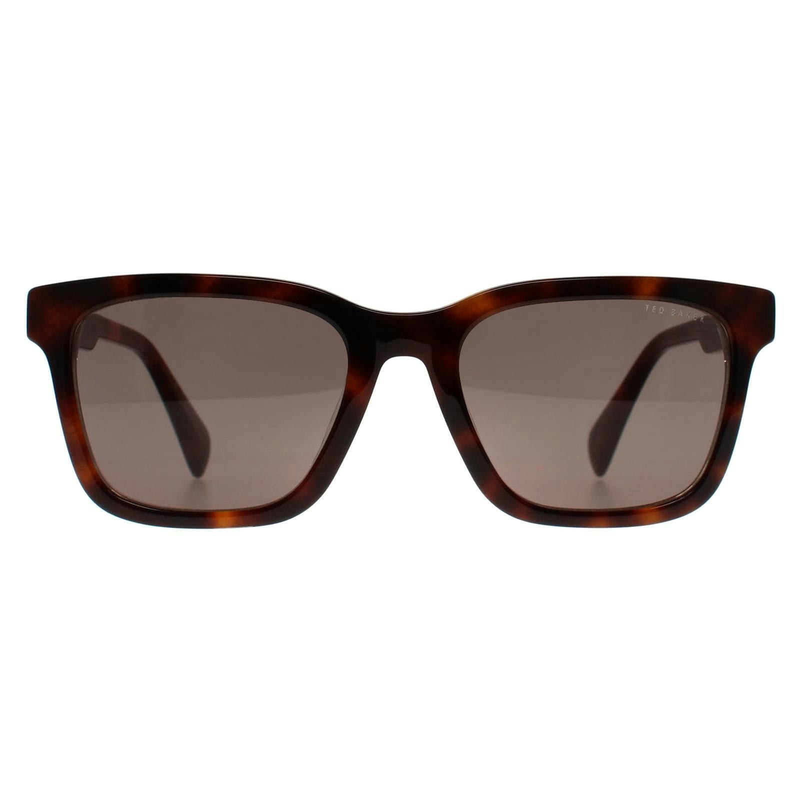 Ted Baker Men's Green Tb1722 Garret Tortoise On Clear Sunglasses