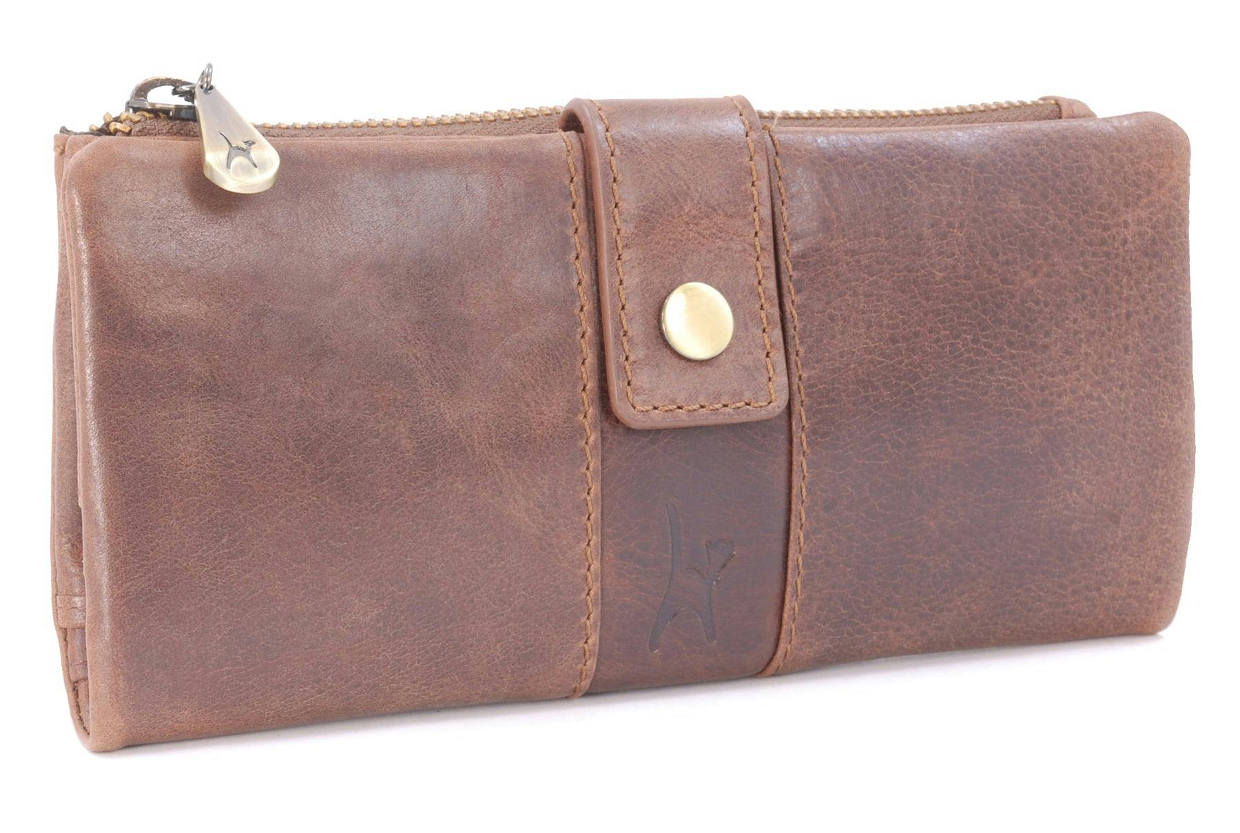 Catwalk Collection Handbags Brown Fiona - Purse - Rfid