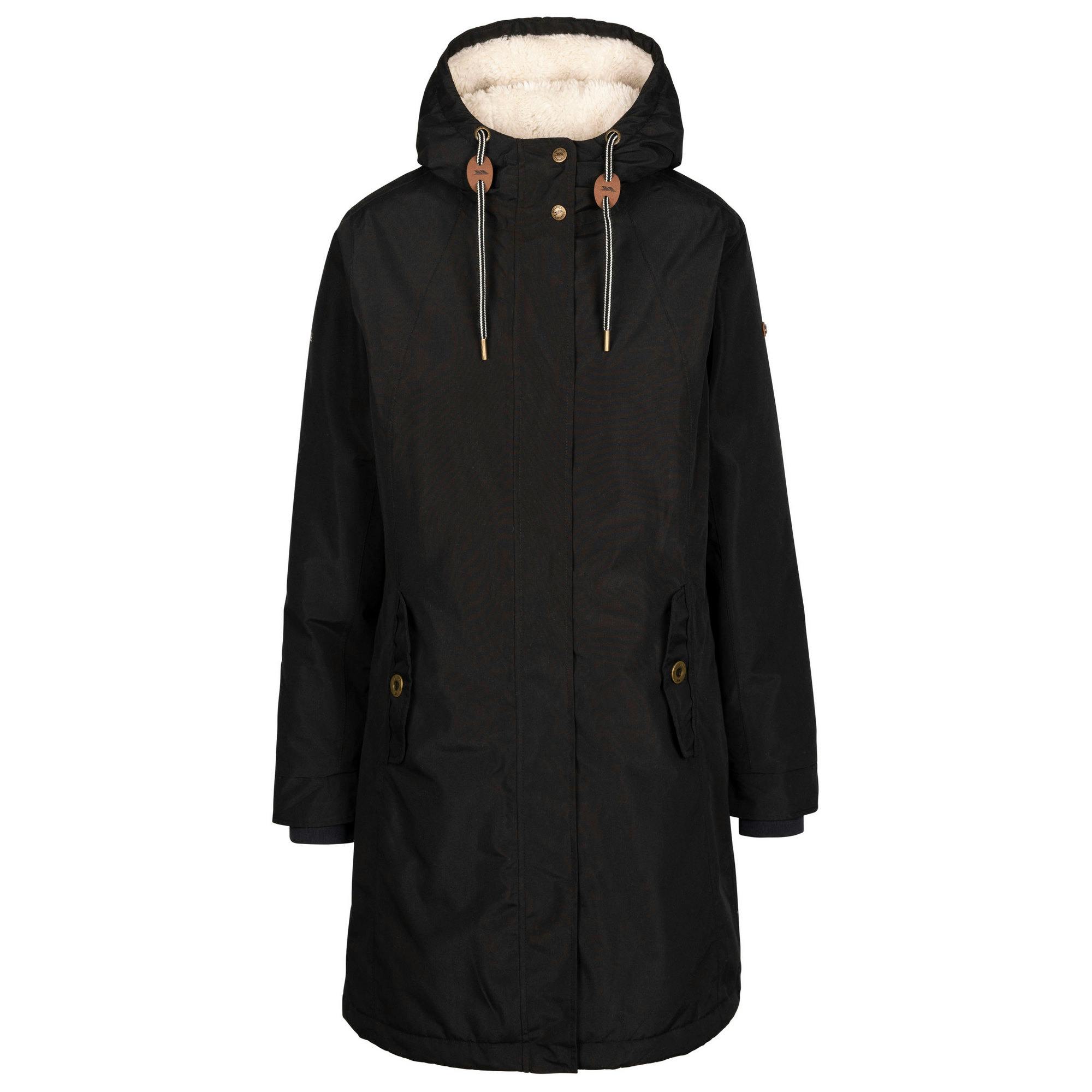Trespass Women's Black Reminder Tp50 Waterproof Jacket - Xs - 100% Polyester