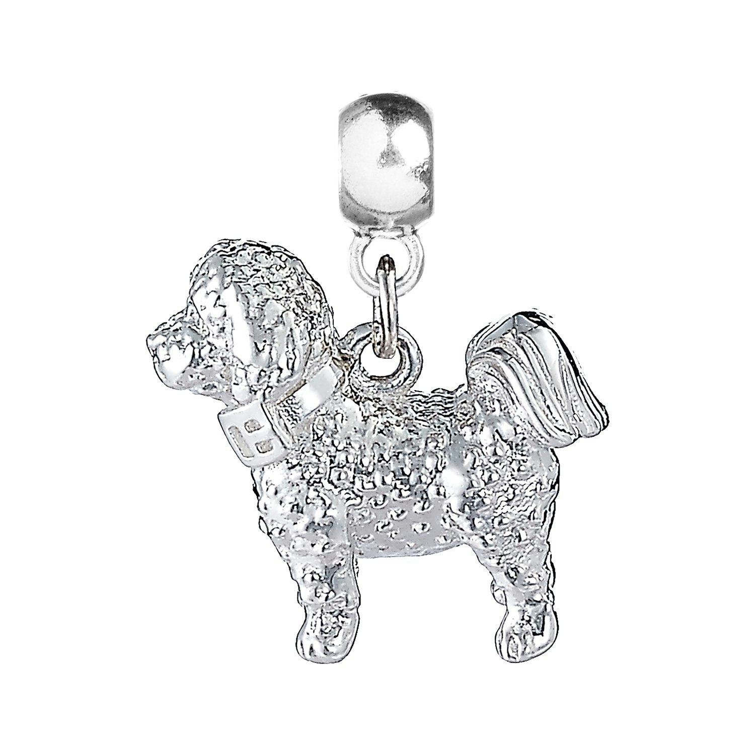 Mylee London Silver Bichon Frise Charm - No - Slider Charm