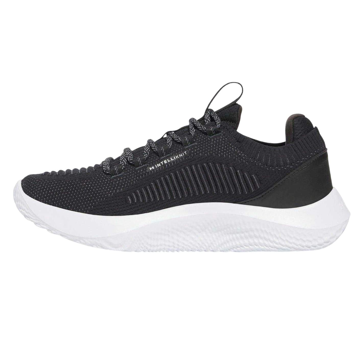 Under Armour Men's Black/White Dynamic Intelliknit Trainers - 10 Uk - 100% Mixed