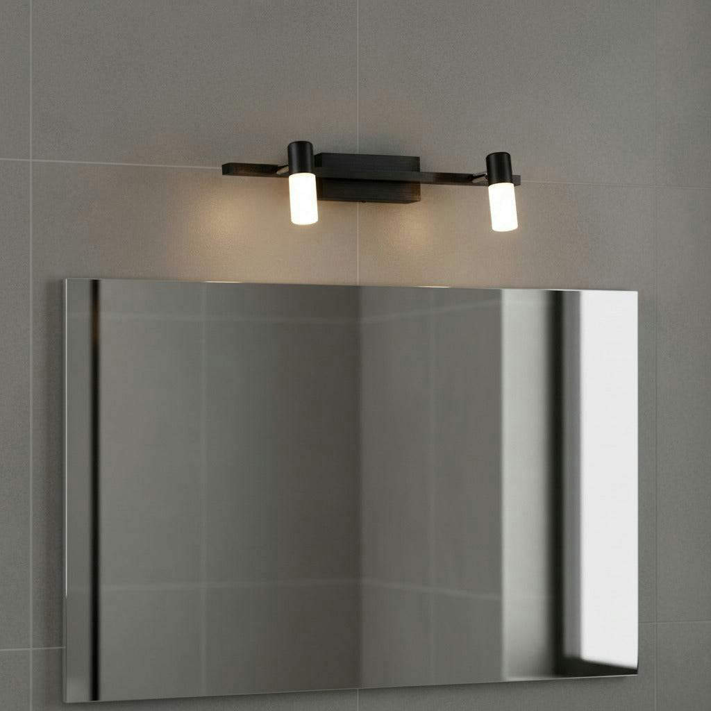 Ultra Beam Lighting Black/Light 6 Watt Wall For Above Mirror
