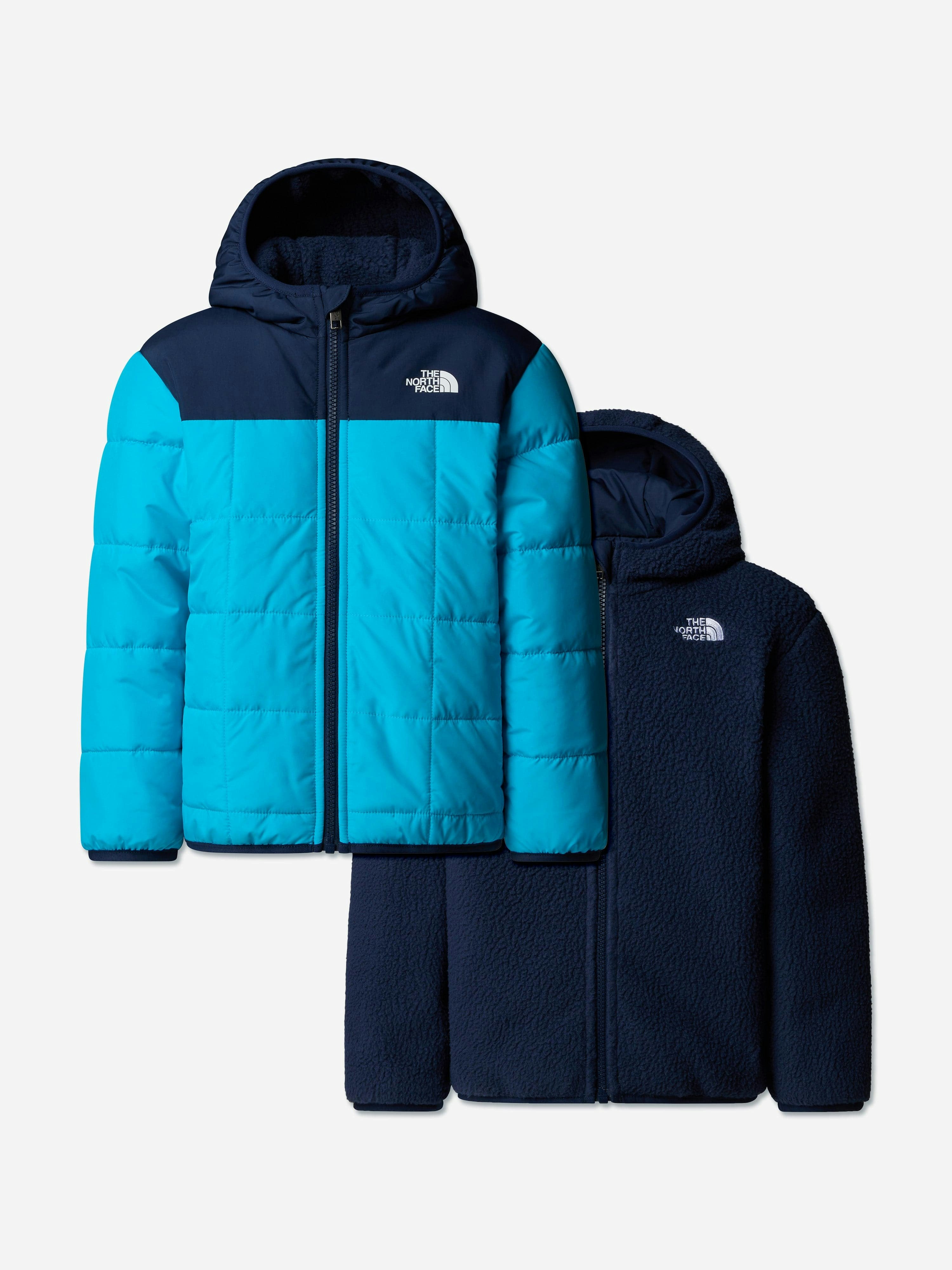 The North Face Boys Blue Reversible Shasta Hooded Jacket In - 6 Yrs