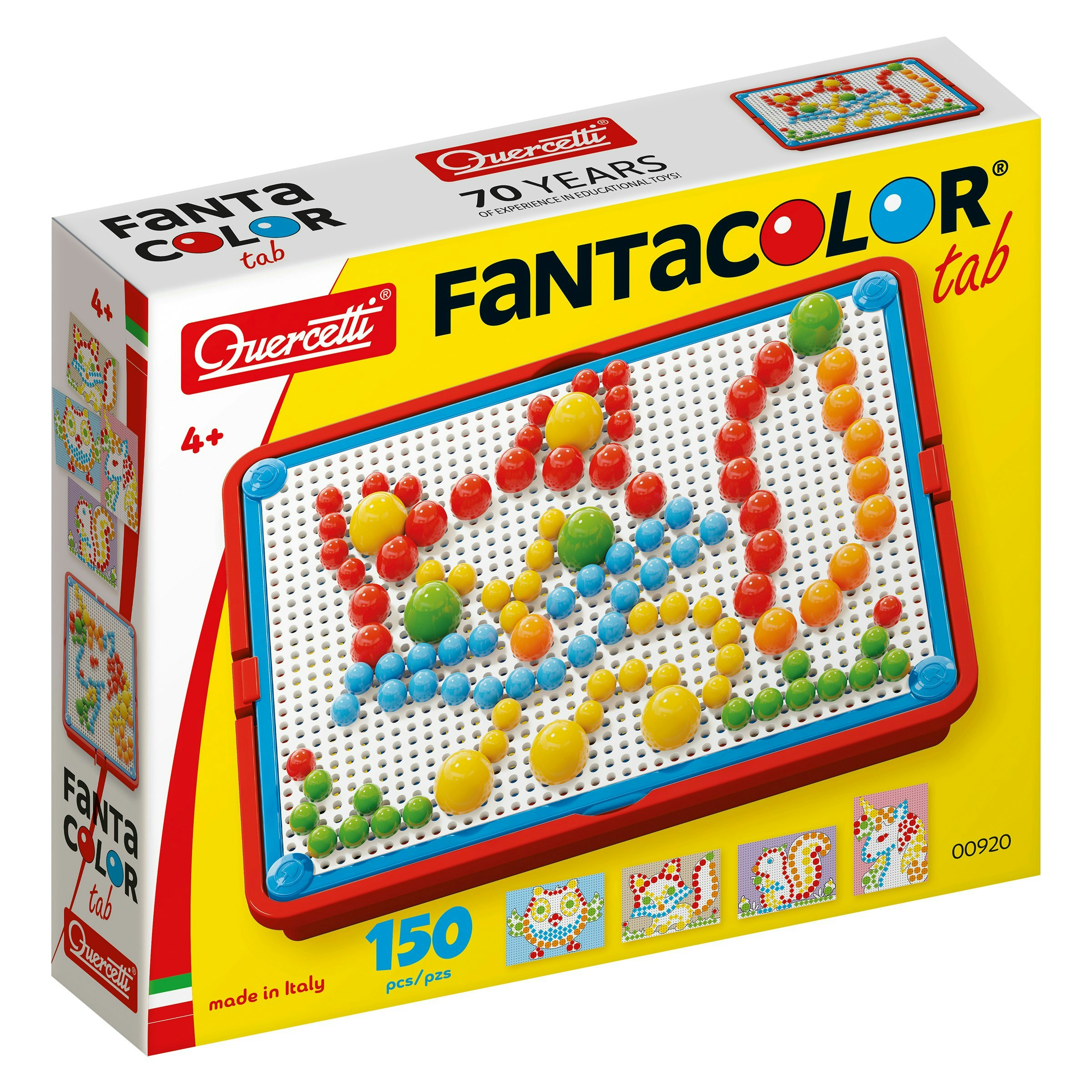Quercetti Fantacolor Tab - 150 Pegs