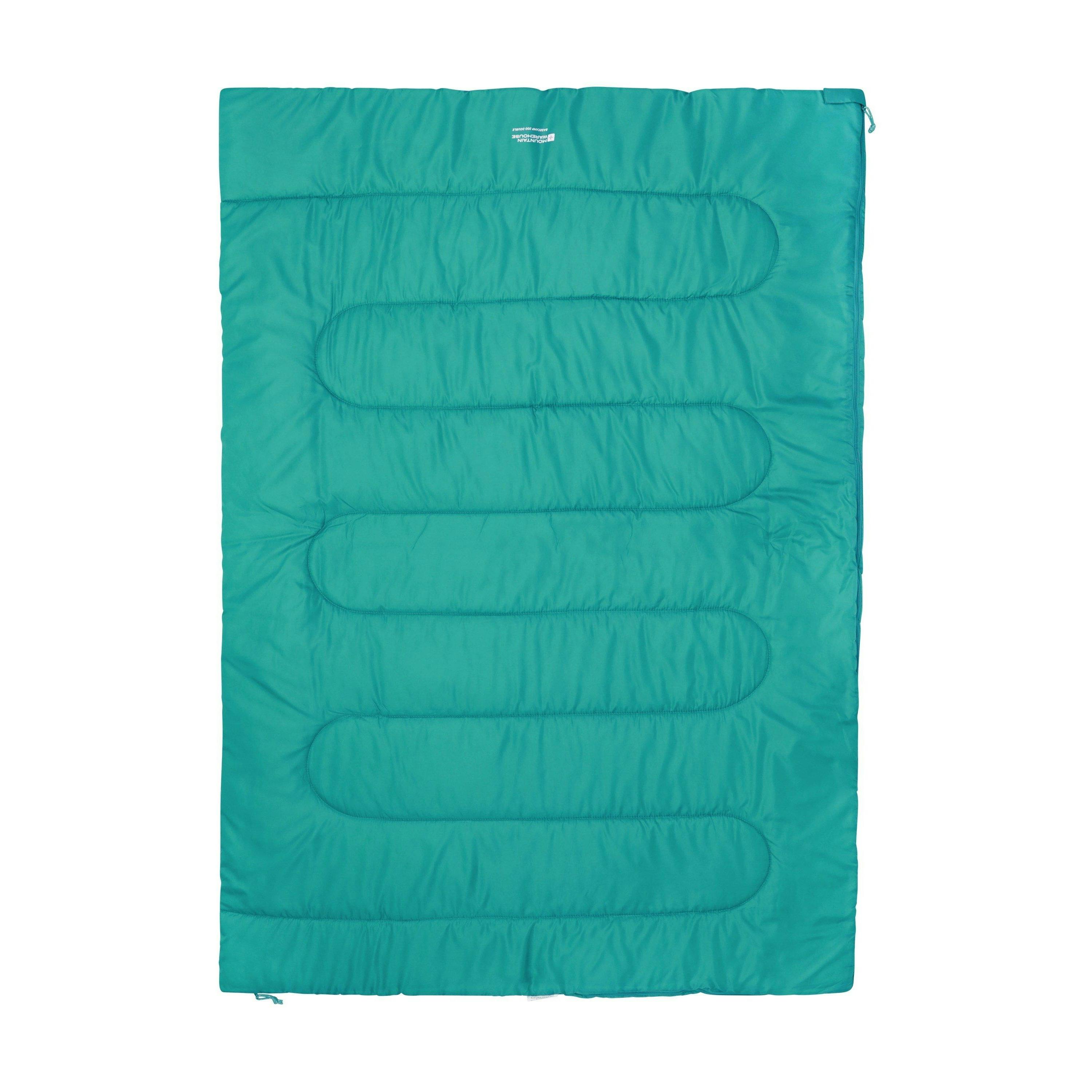 Mountain Warehouse Basecamp 200 Sleeping Bag - Teal - 193Cm X 137Cm