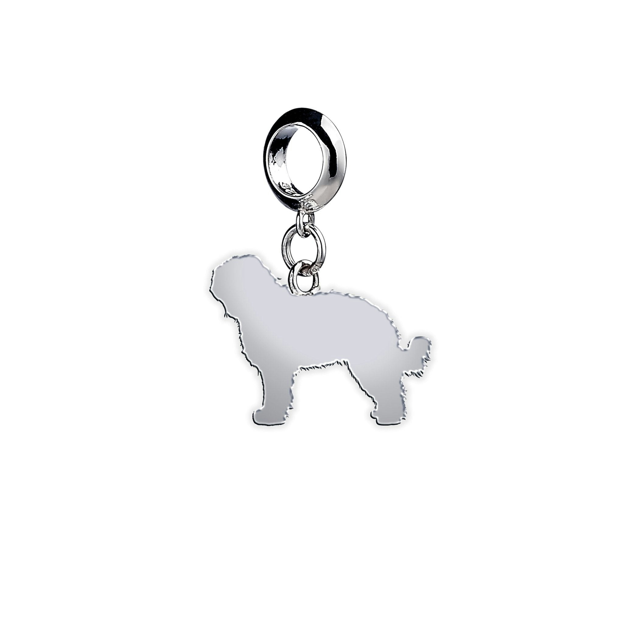 Mylee London Silver Barbet Silhouette Charm - Yes - Slider Charm