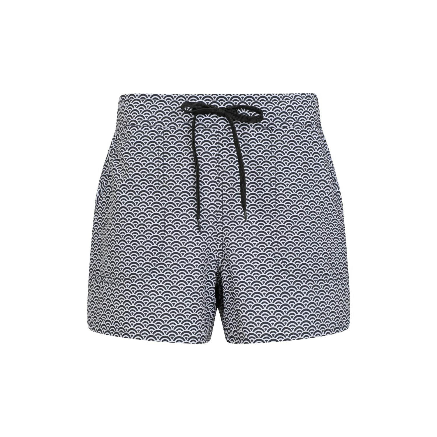 Mountain Warehouse Women's Patterned Stretch Boardshorts - Monochrome - 20 Uk - Monochrome - 89% Polyester/11% Elastane