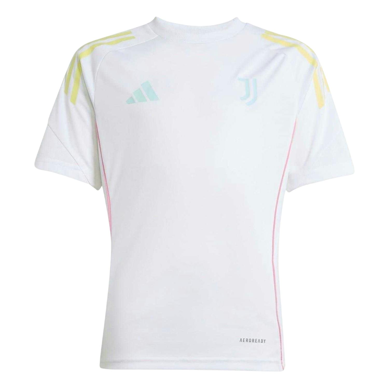 Adidas Black Kids Juventus Fc Training Football Jersey - 9-10 Years - 100% Polyester