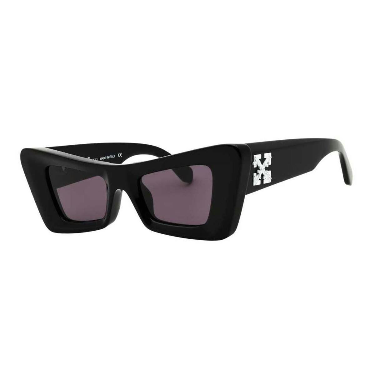 Off-White Women's White/Black Off- Accra Thick Sunglasses - One Size - 100% Mixed