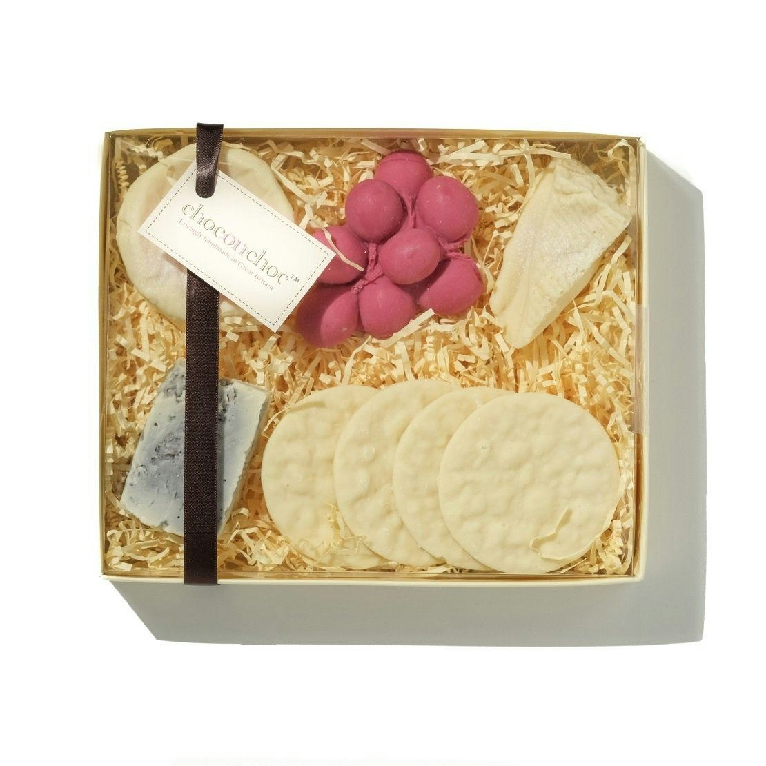 Choc On Choc Dark/White Chocolate Cheese And Crackers