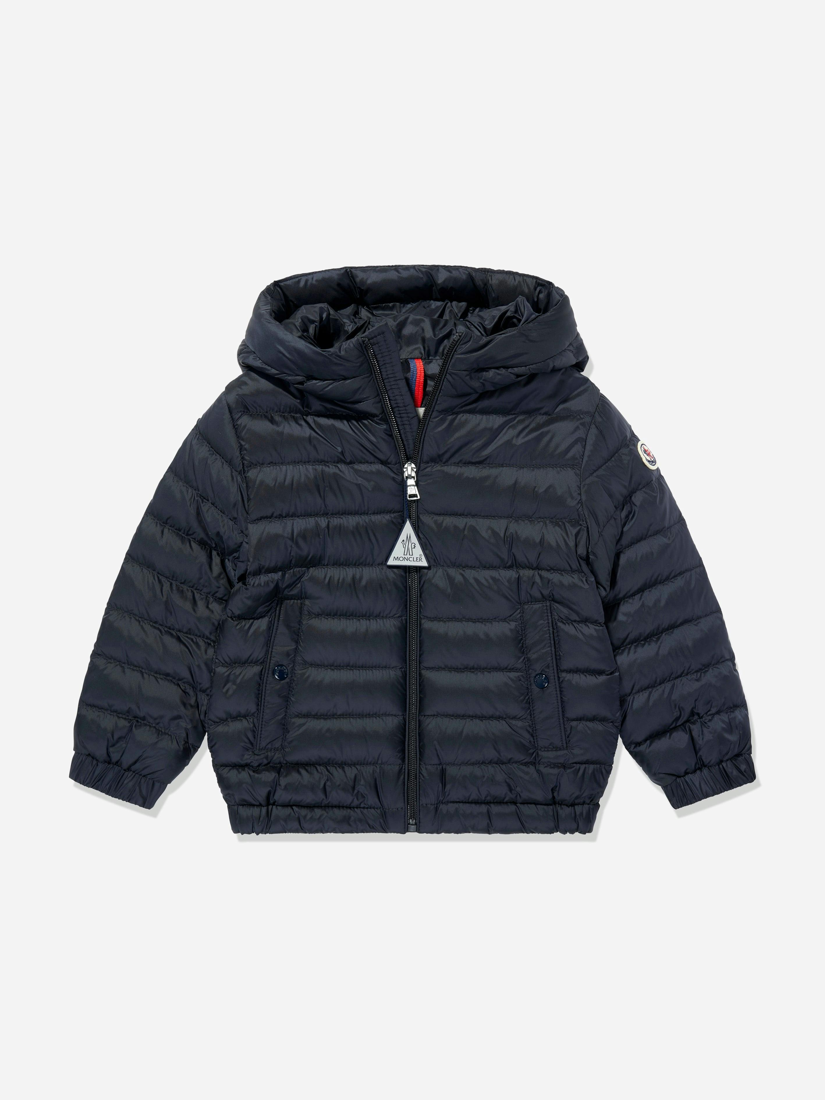 Moncler Enfant Boys Down Padded Dilar Jacket In Navy - Navy - 4 Yrs