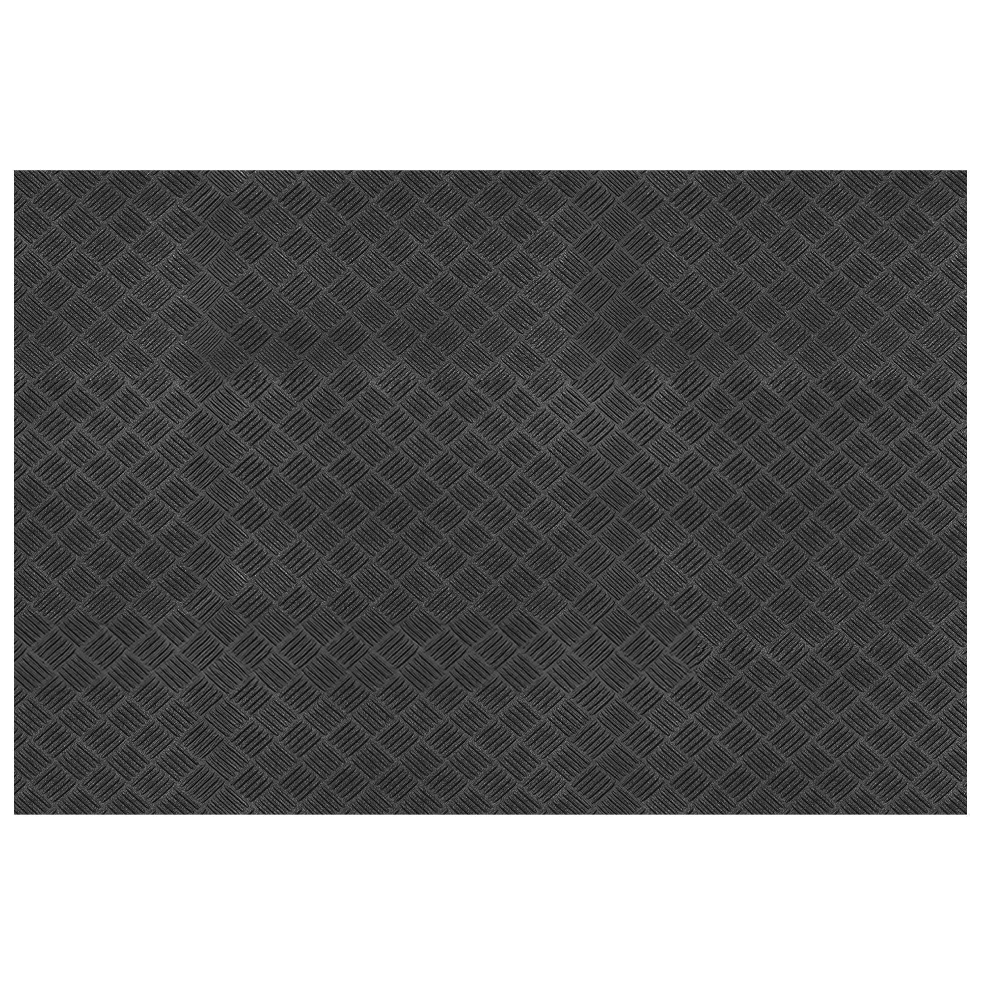 Nicoman Deckplate Low Profile Rubber Doormat - 60Cm X 40Cm