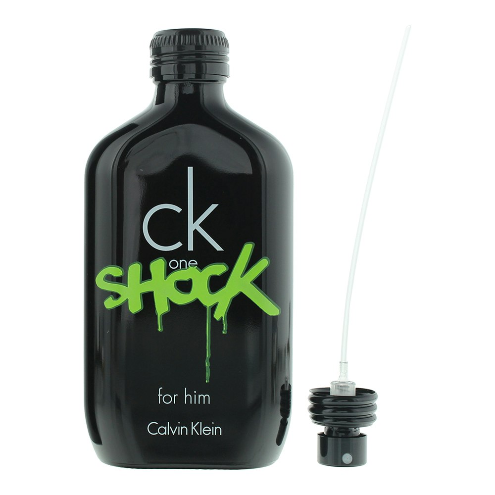 Calvin Klein Unisex Dark/Lavender/Black Ck One Shock For Him Eau De Toilette 100Ml For Him
