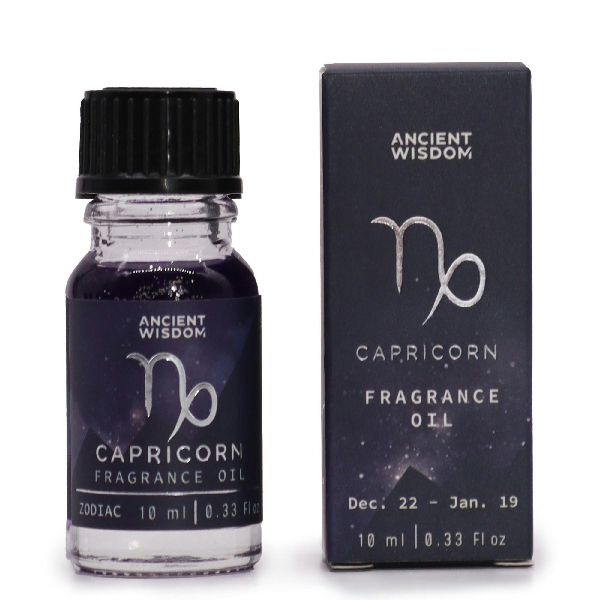 Diletto Gifts Dark/Amber Zodiac Fragrance Oil 10Ml - Capricorn