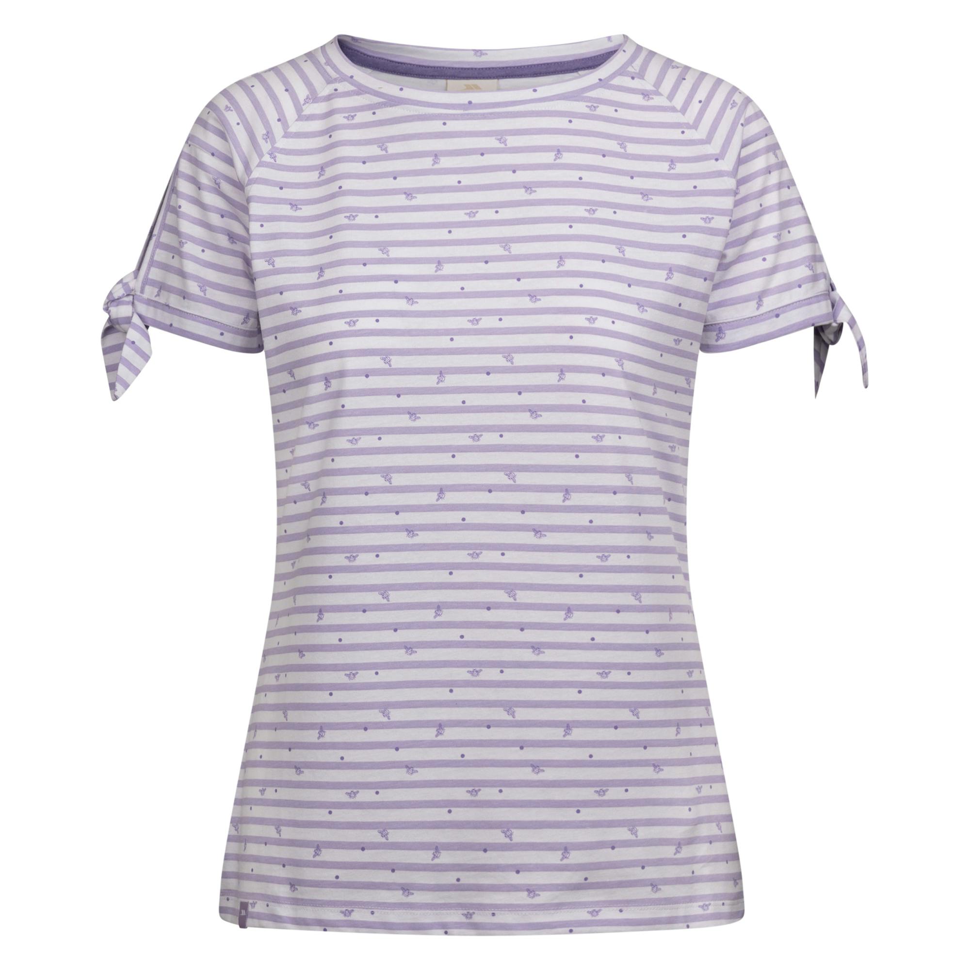 Trespass Women's Penelope Stripe Bee T-Shirt - Gelsomino - Gelsomino - L - 60% Cotton/40% Polyester