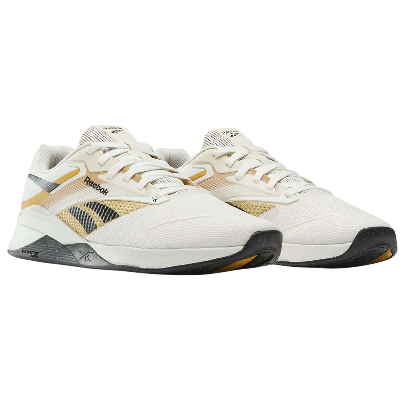 Reebok Men's Black/Blue Nano X4 Flat Trainers - Chalk//Retro - 5 Uk - Chalk//Retro - 100% Mixed