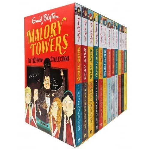 Hachette Girls Malory Towers 12 Book Collection Set By Enid Blyton - Ages 9-14 - Paperback