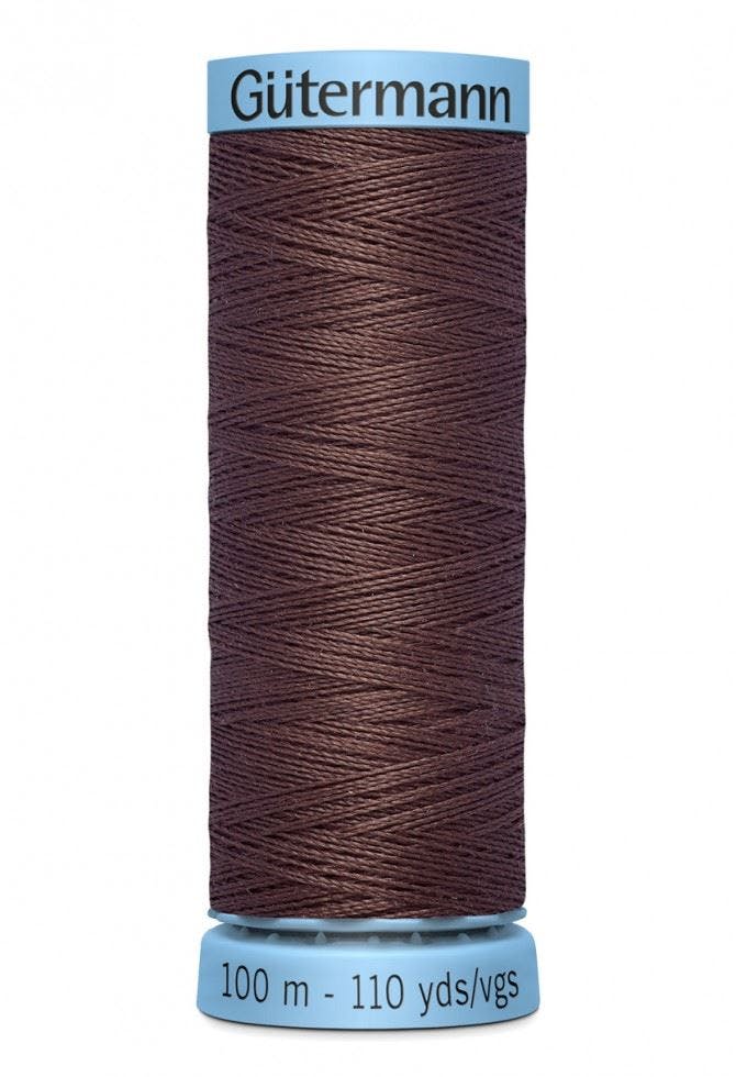 Gutermann Light Pure Silk Sewing Thread 100M Silk Thread Suitable For Dressmaking - 446 - 100 Metres