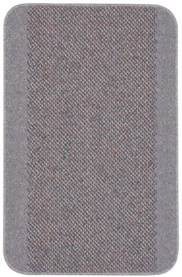 The Rugs Silver/Grey Washable Bordered Rug| 110G - 80X140 Cm