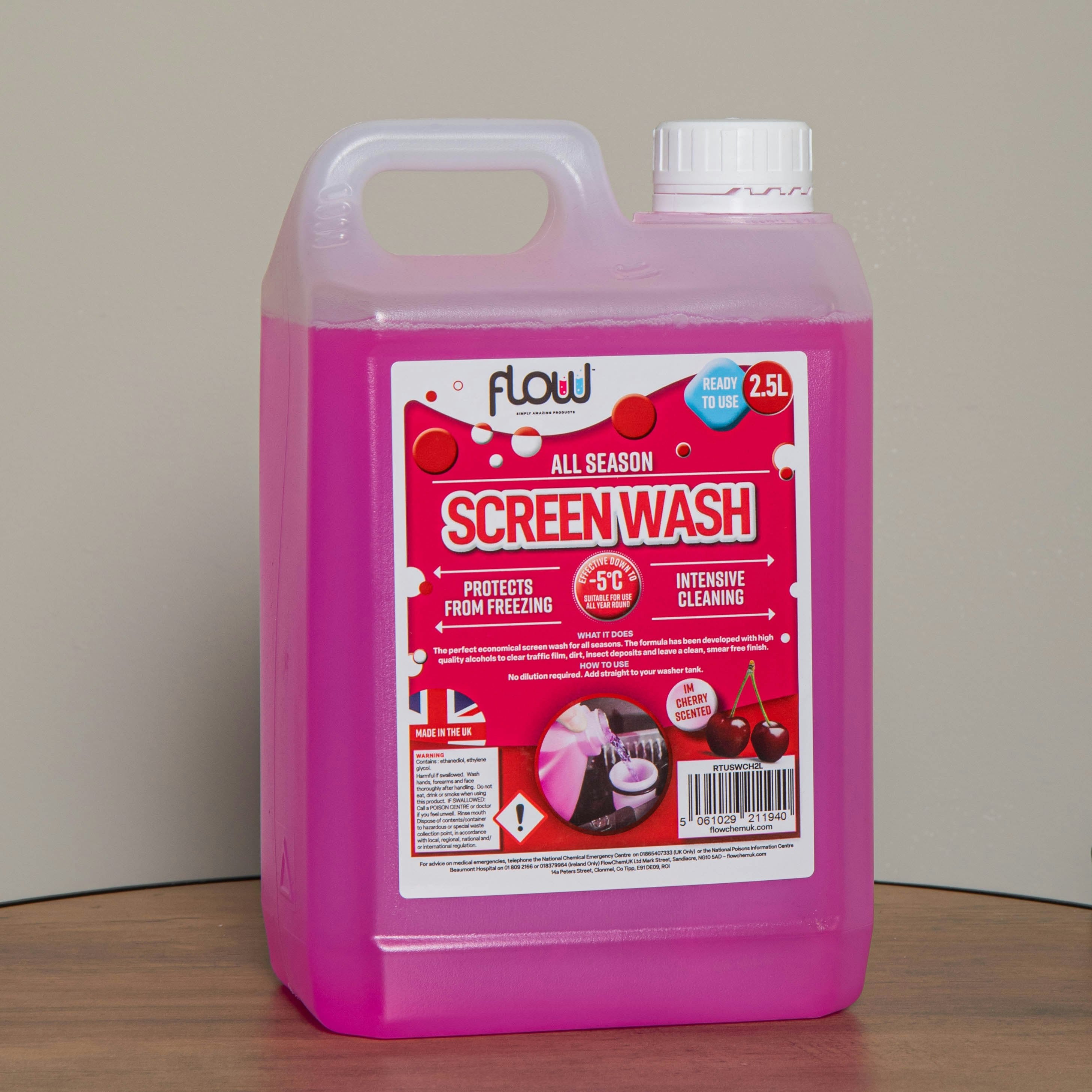 Samuel Alexander - Cherry Scented Windscreen Washer Fluid - 2.5L - Image 4