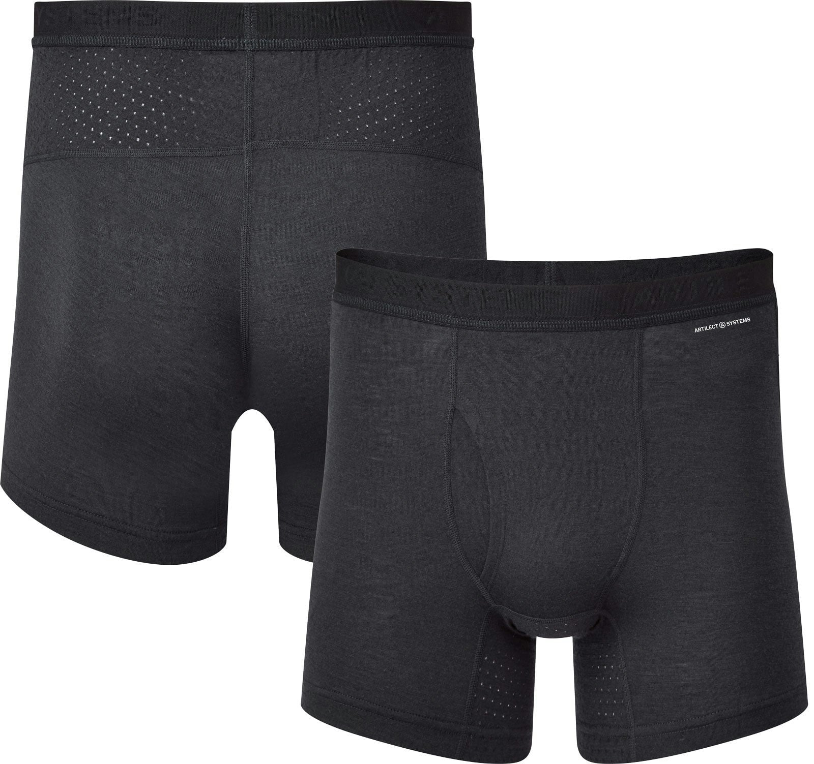 Artilect Men's Black 5" Boulder 125 Boxer Briefs {Art-2211124} - Large