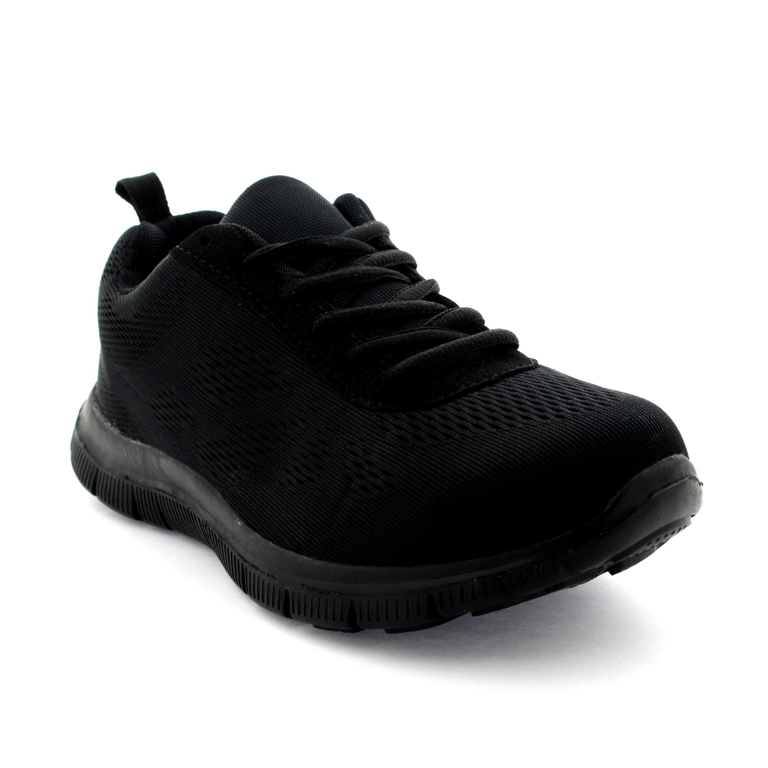 Viva Men's Black Get Fit Mesh Running Trainers Athletic Walking Gym Shoe Sport Run - 13