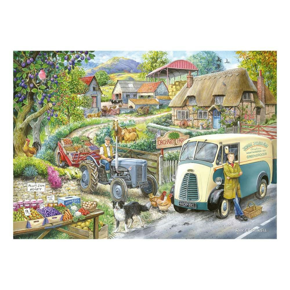 The House Of Puzzles Plum Jam 500 Piece Jigsaw Puzzle