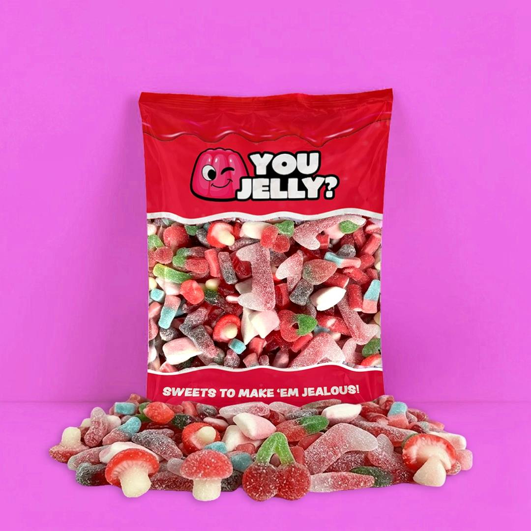 You Jelly Pink 1Kg Mix | You Jelly? | Jelly Sweets By Exploded Sweets