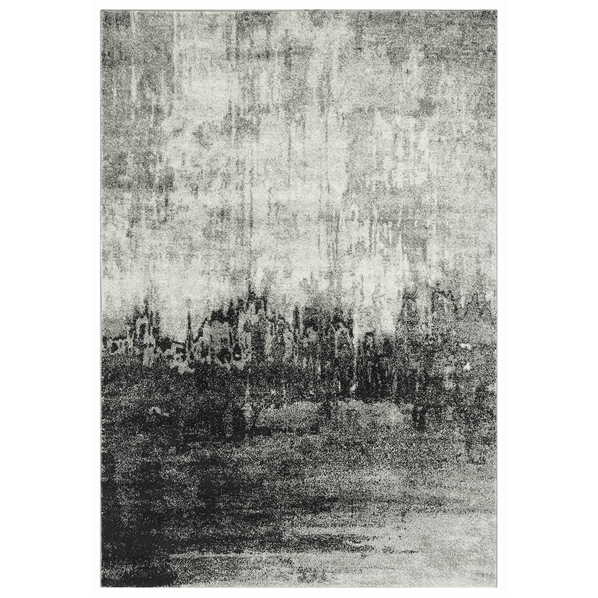 Asiatic Grey Nova Nv03 Distress Rug - 120X170cm
