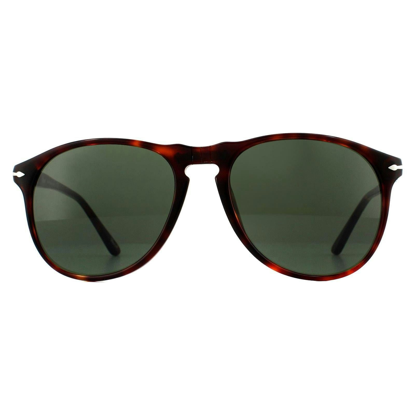 Persol , Havana Sunglasses Green lenses, PO9649S 24/31, Mojo Glasses - Image 9