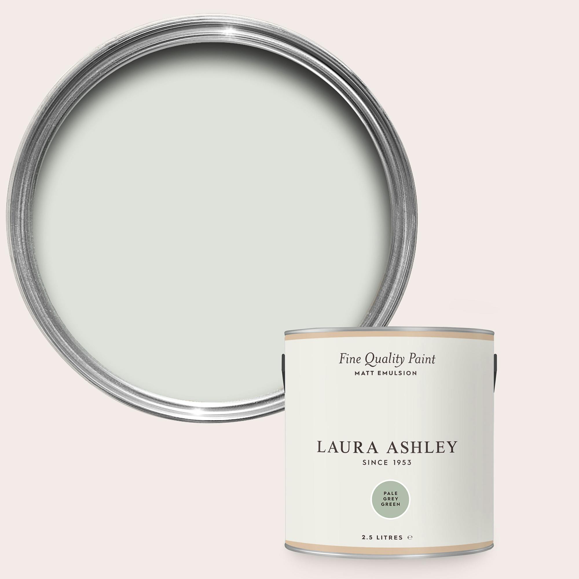 Rackhams Grey/Green Pale Matt Emulsion 2.5L Paint - 2.5