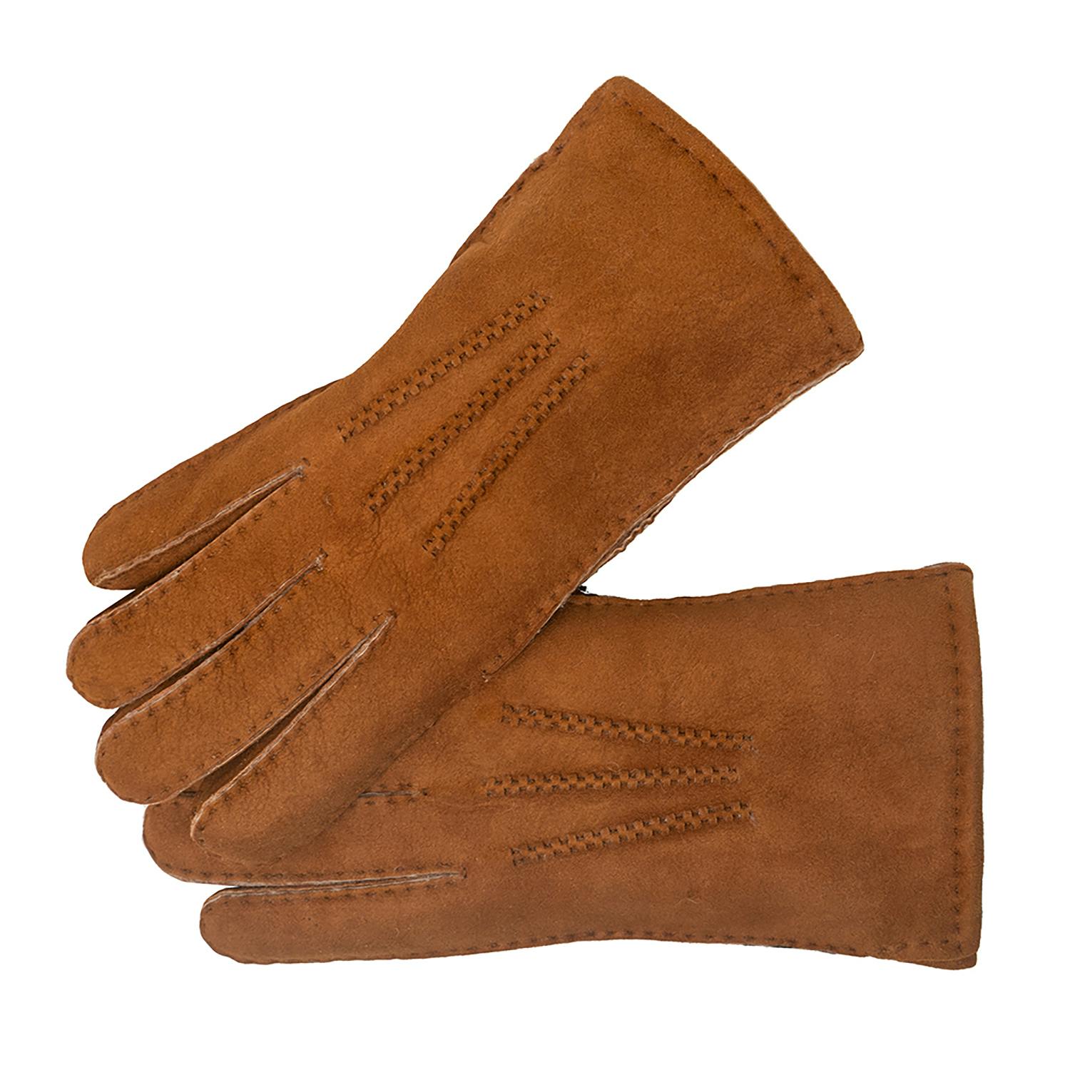 Nordvek Men's Brown Sheepskin 3 Point Gloves - Xl - 11