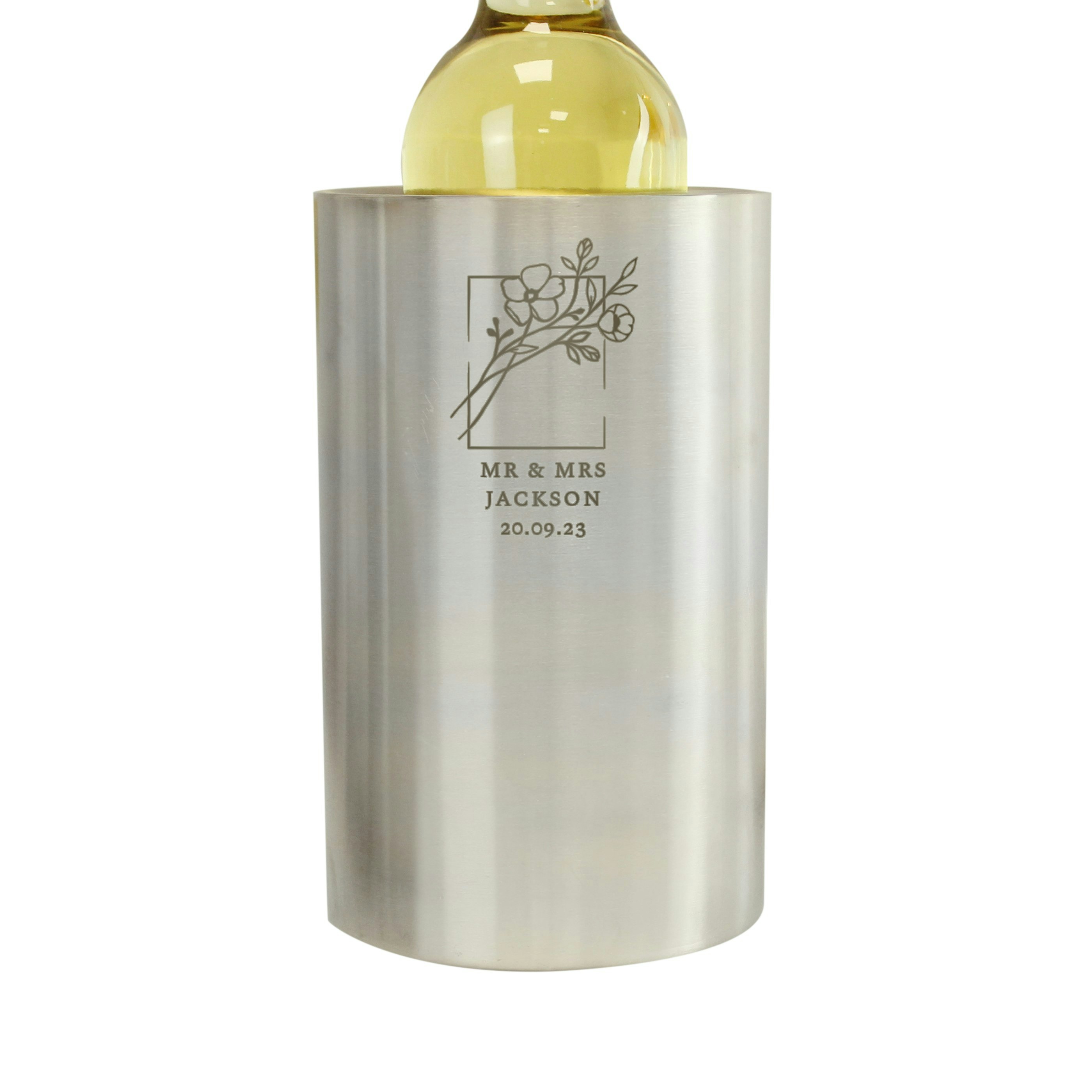 Personalised Memento Company Personalised Botanical Wine Cooler