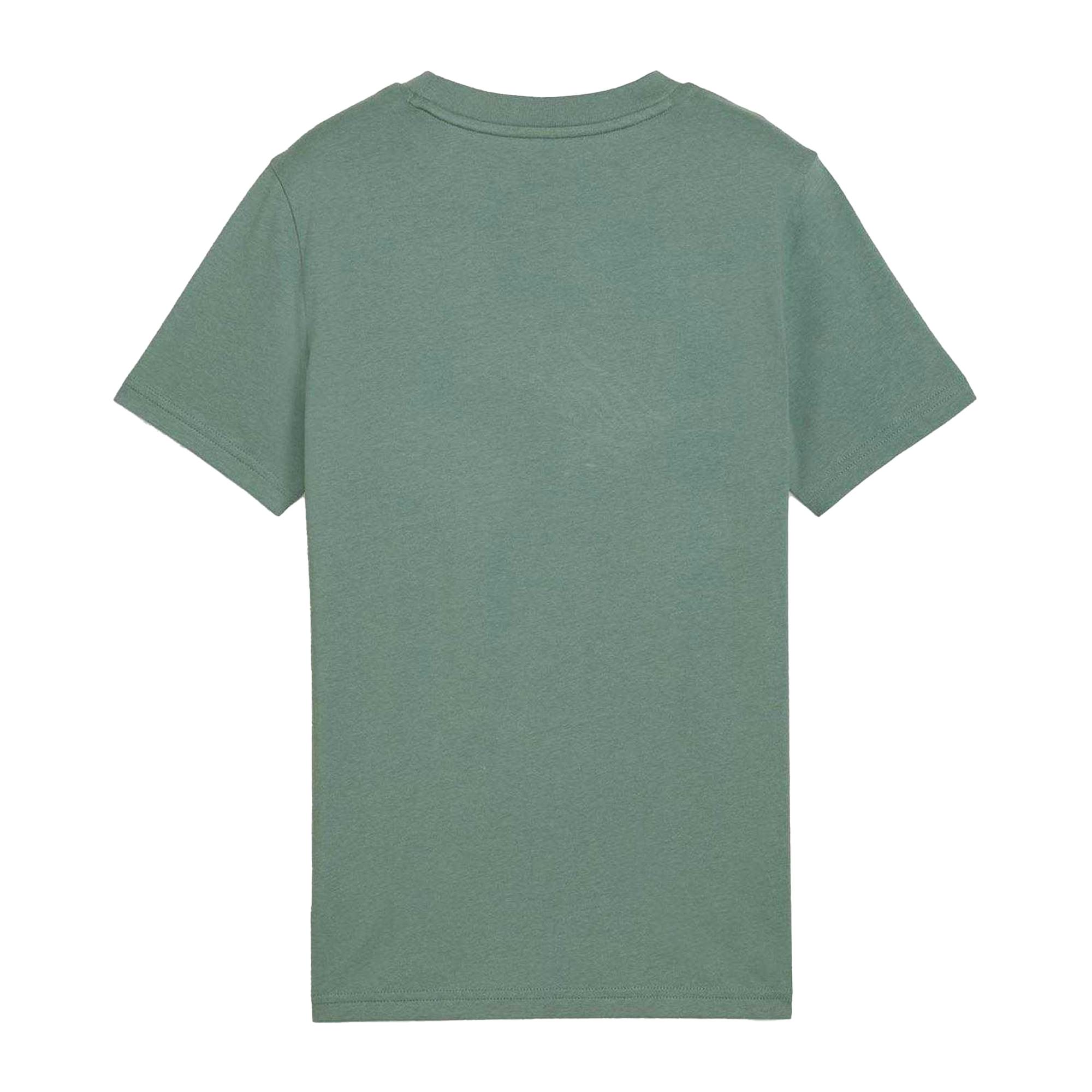 Puma Green Kids Script T-Shirt - 9-10 Years - 100% Mixed