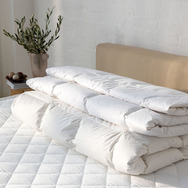 Rackhams White 70% English Duck Down Duvet - 4.5Tog (Summer) - Single (135 X 200Cm)